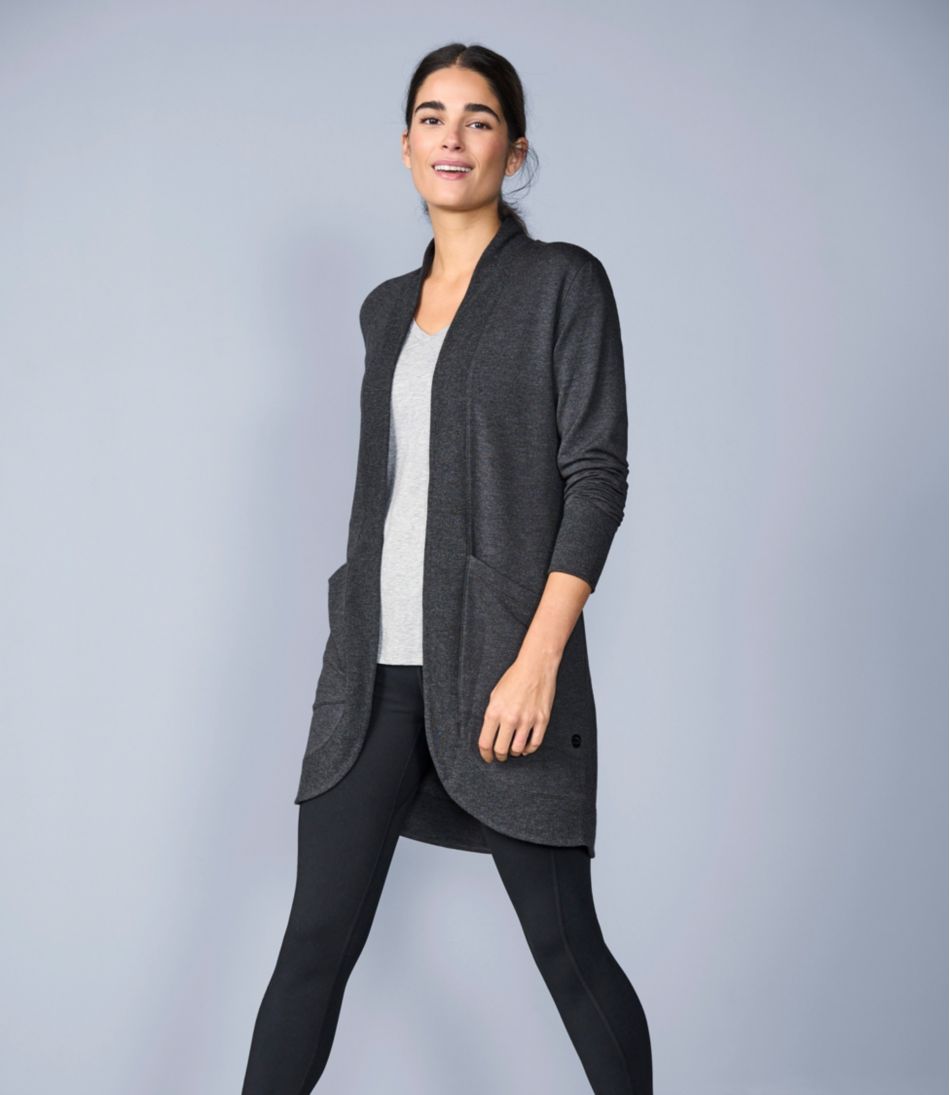 L.L.Bean On Sale | Women's SoftFlex Long Open Cardigan