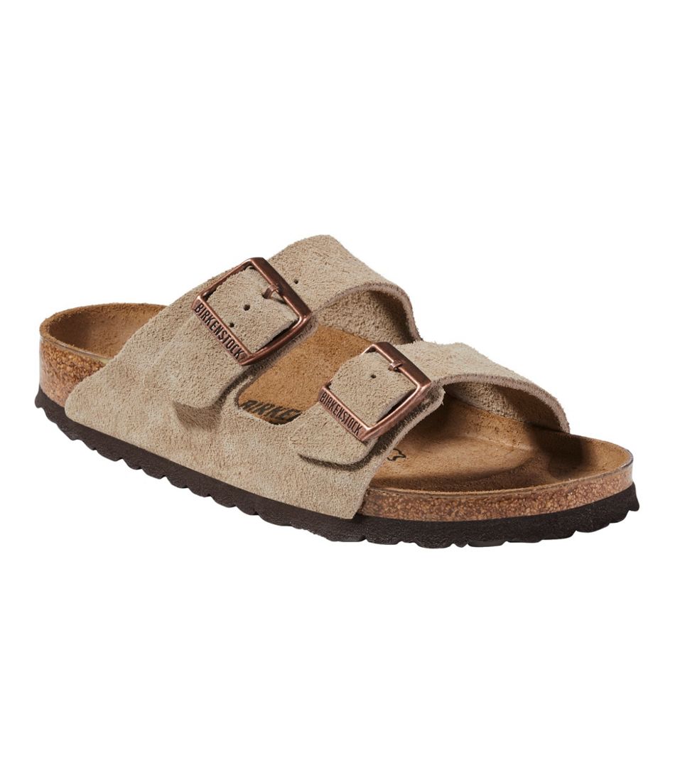 L.L.Bean On Sale | Women's Birkenstock Arizona Sandals, Suede, Classic Footbed
