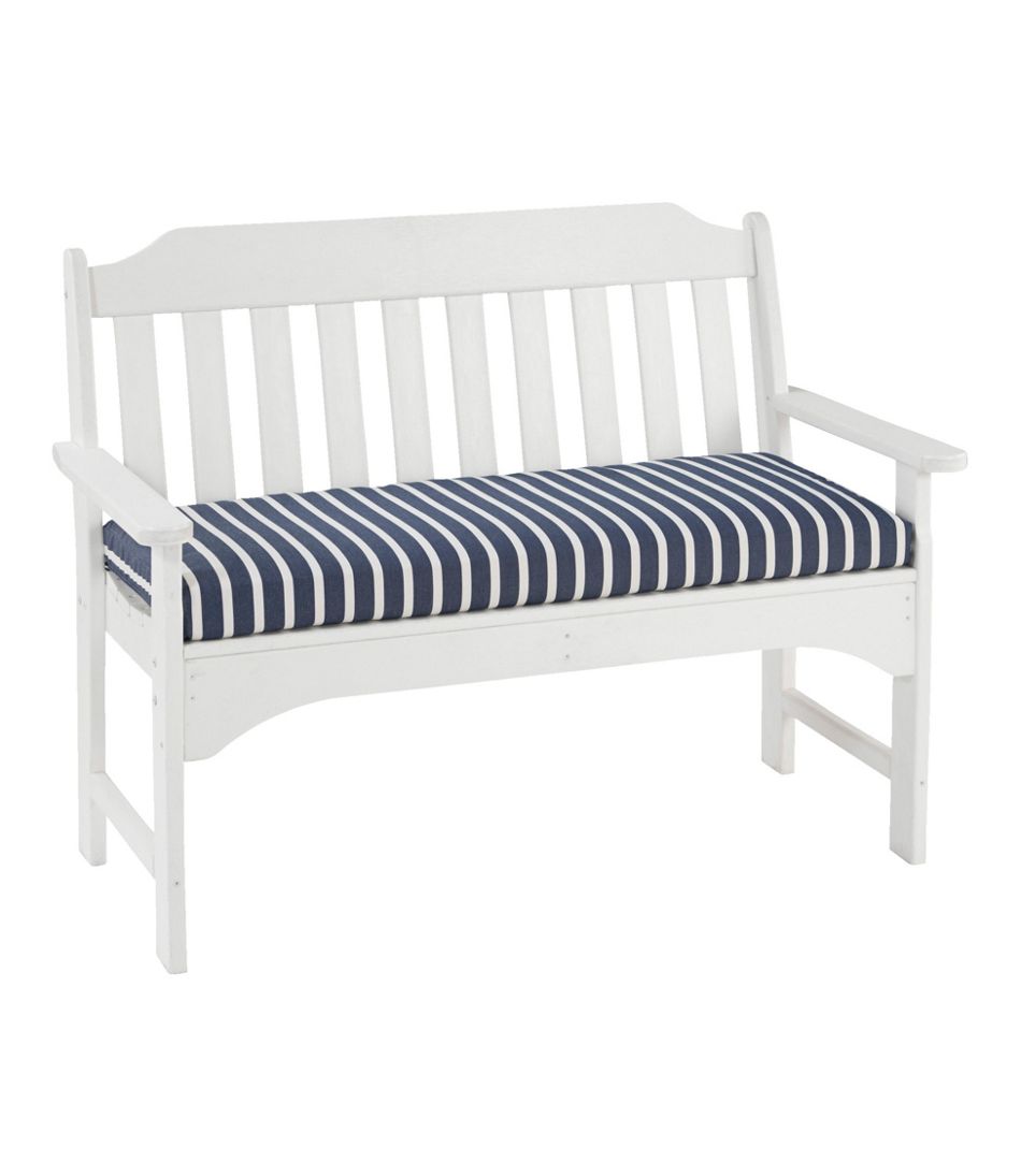 L.L.Bean Online | Casco Bay All-Weather Bench Cushion, Stripe