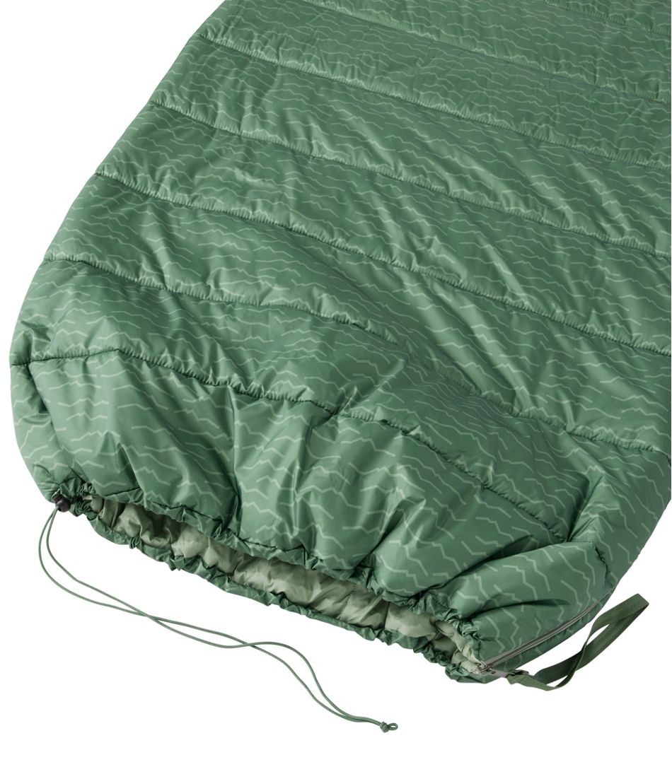 L.L.Bean | Adults' Puffer Sleeping Bag, 40° Print