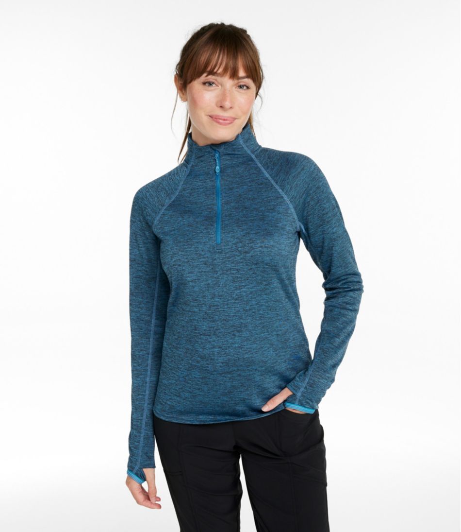 L.L.Bean Online | Women's Primaloft ThermaStretch Fleece 1/4 Zip Pullover
