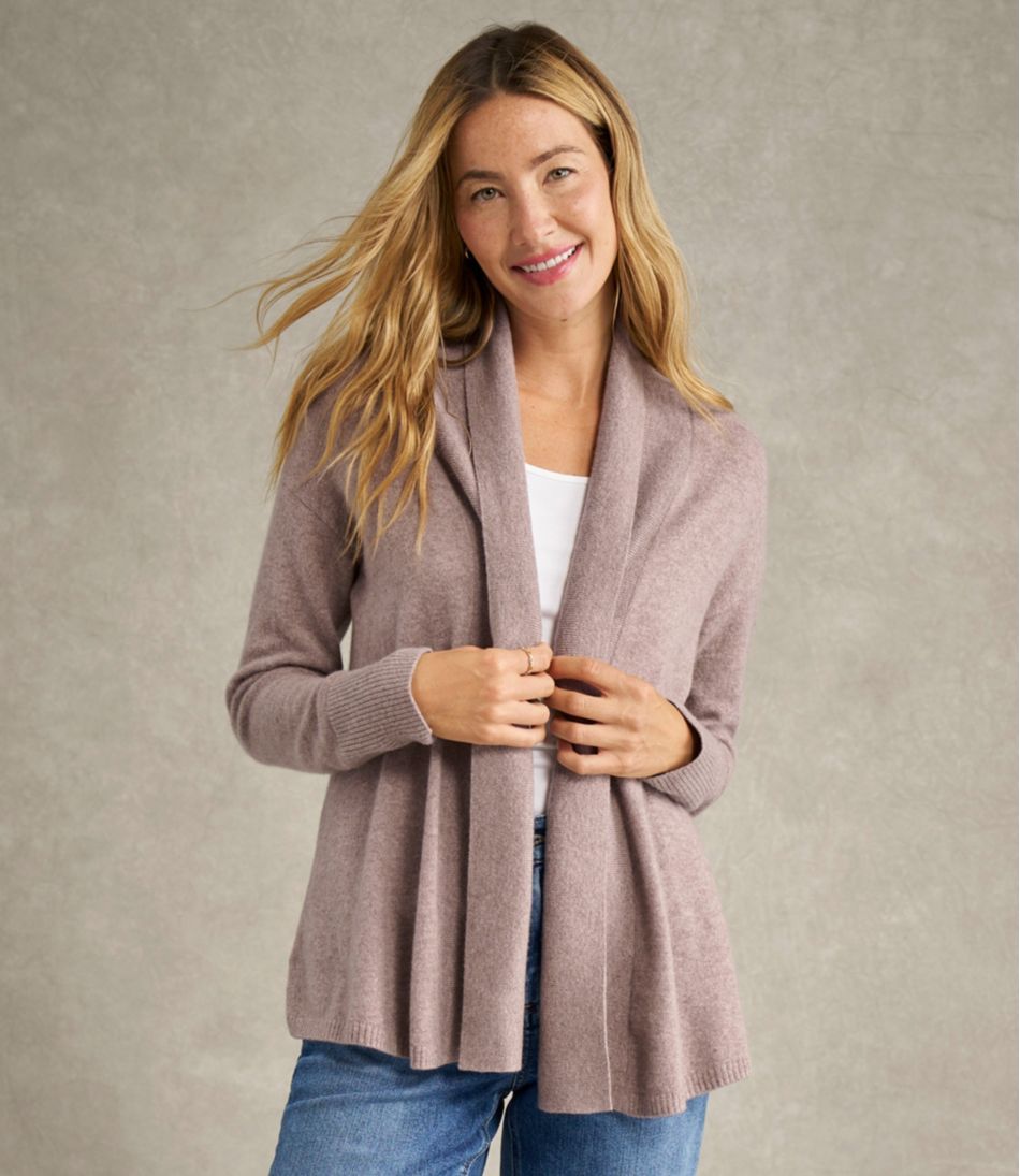 L.L.Bean Discount | Women's Classic Cashmere Sweater, Relaxed Cardigan