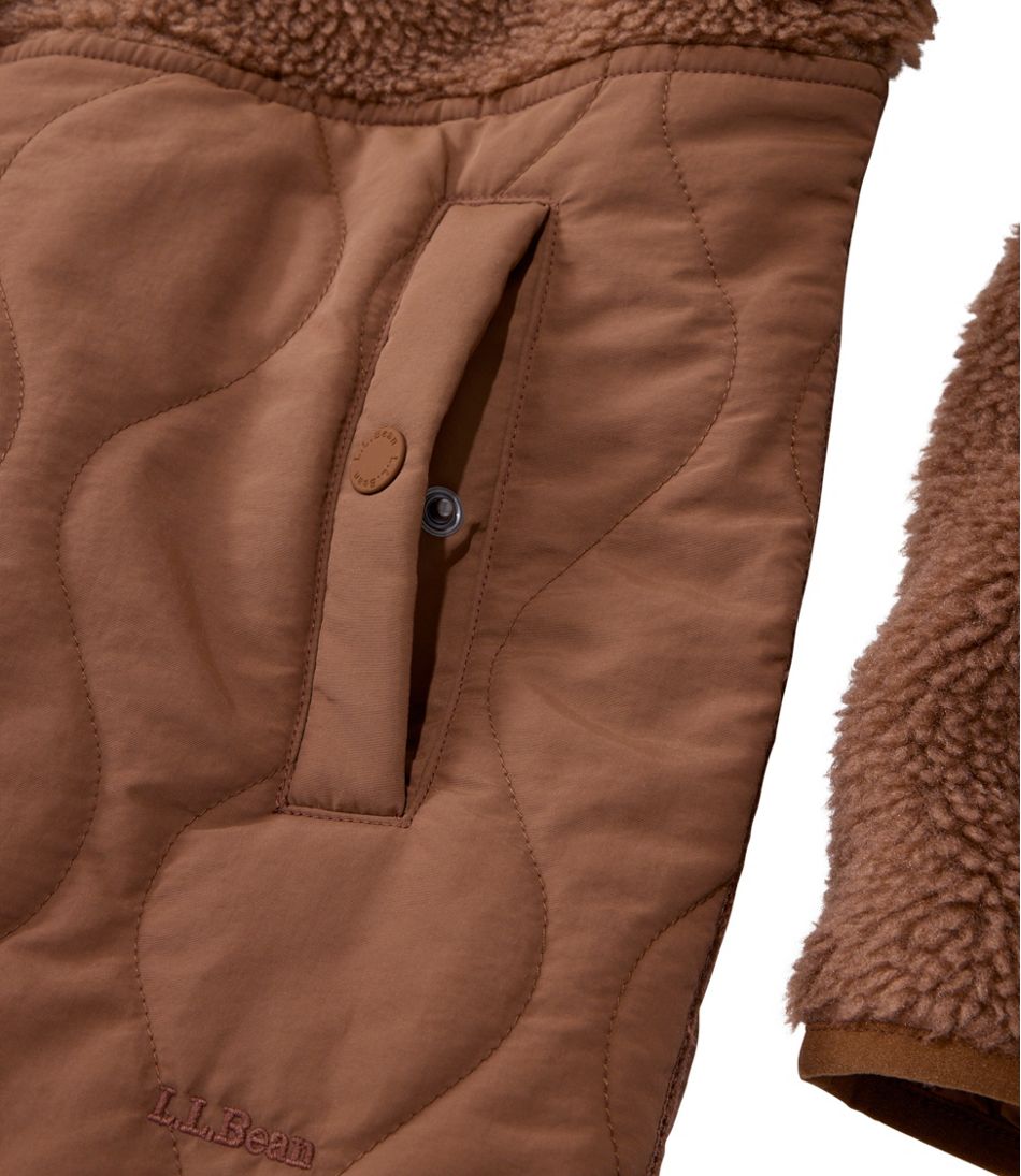 L.L.Bean Online | Women's Bean's Mixed Media Sherpa Fleece Jacket