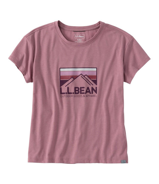 L.L.Bean For Sale | Women's Mountainside Crewneck Tee, Short-Sleeve Graphic