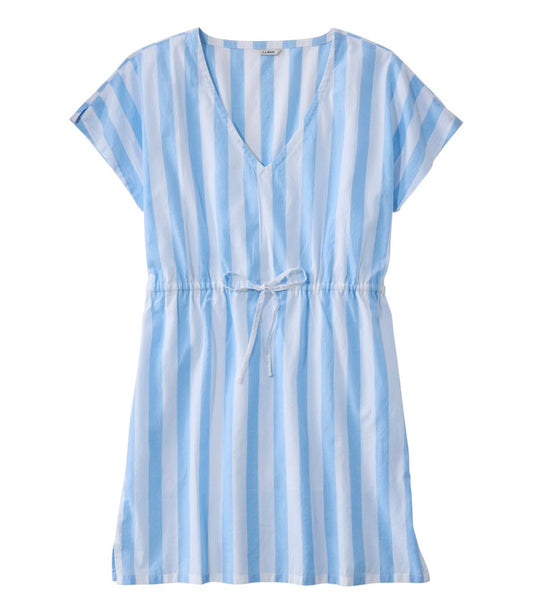 L.L.Bean For Sale | Women's Coastal Cotton Cover-Up Caftan, Print