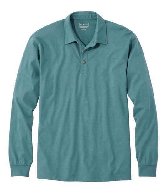 L.L.Bean New | Men's Carefree Unshrinkable Polo, Long-Sleeve, Without Pocket