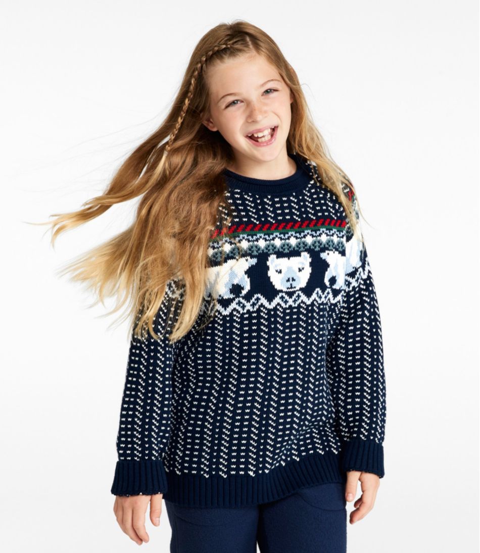 L.L.Bean Sale | Kids' Cotton Rollneck Sweater