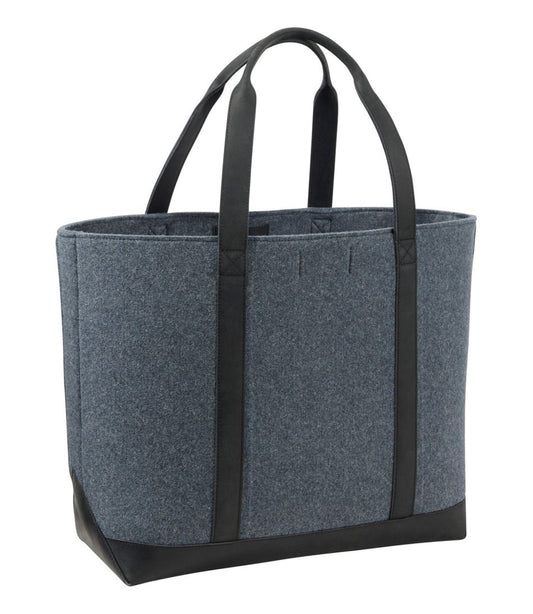 L.L.Bean Discount | Leather-Trim Wool Tote