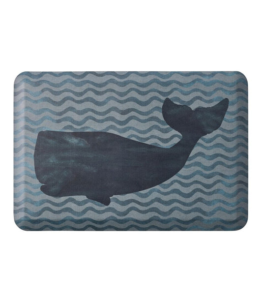 L.L.Bean New | Happy Feet Comfort Mat, Whale