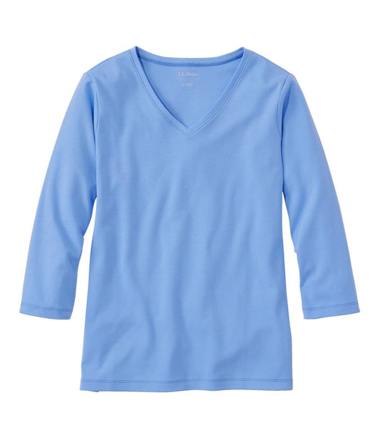 L.L.Bean New | Women's V-Neck, Three-Quarter-Sleeve