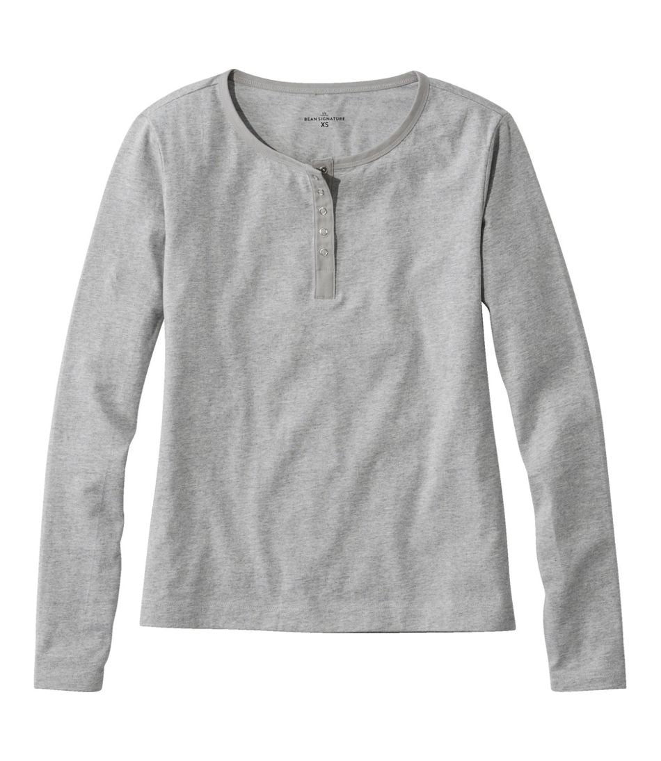 L.L.Bean US | Women's Signature Rangeley Cotton Tee, Henley
