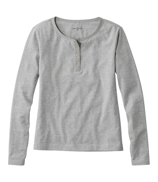 L.L.Bean US | Women's Signature Rangeley Cotton Tee, Henley