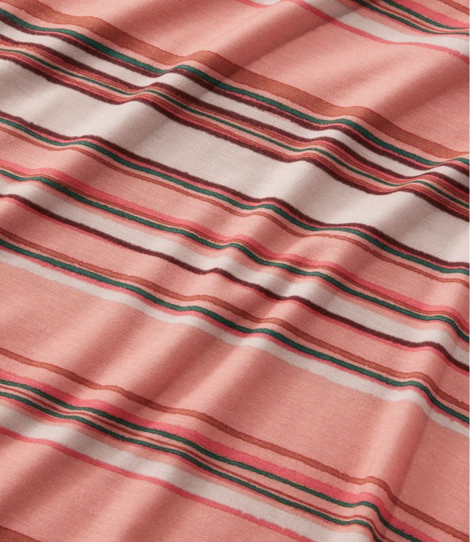 L.L.Bean Outlet | Women's Everyday SunSmart® Tee, Crewneck Long-Sleeve Stripe