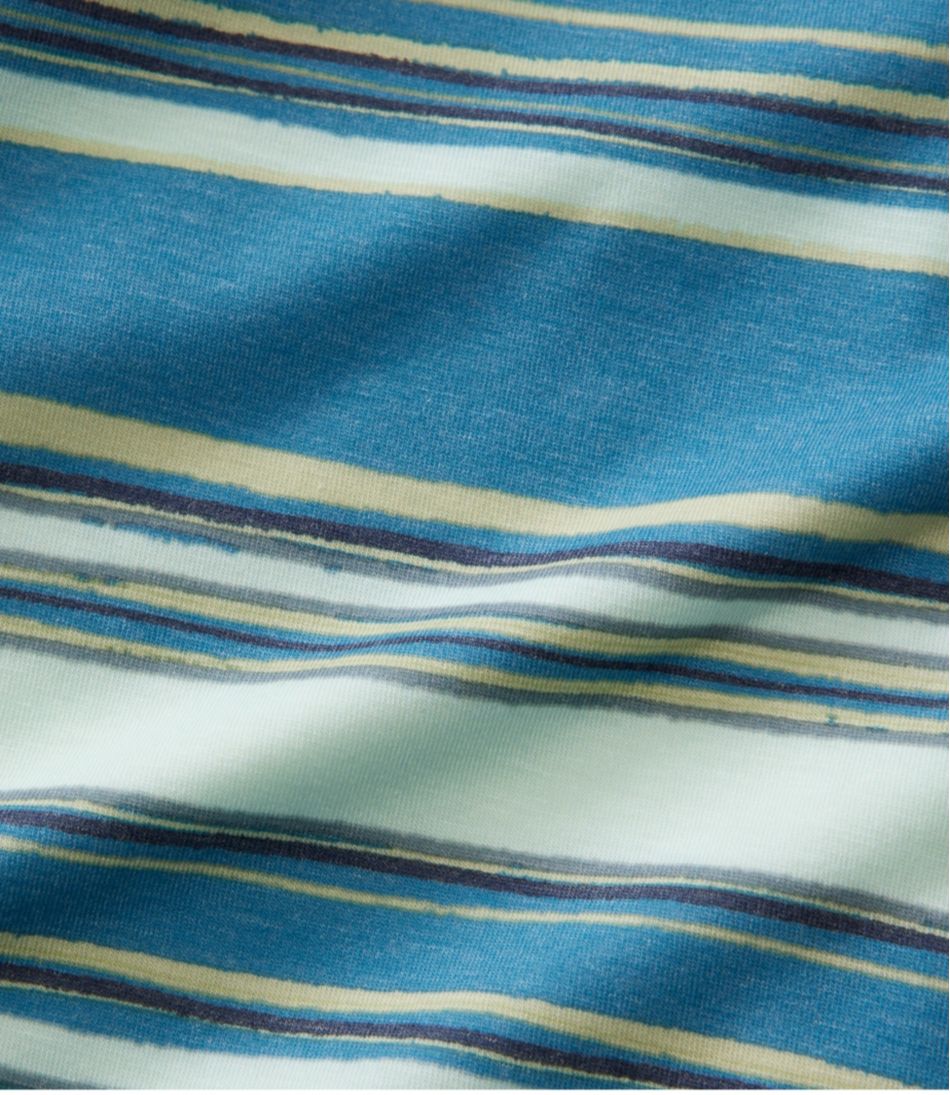 L.L.Bean Discount | Women's Everyday SunSmart® Hooded Pullover, Long-Sleeve Stripe