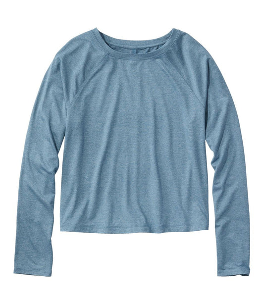 L.L.Bean Sale | Women's Movement Essential Tee, Long-Sleeve Cropped