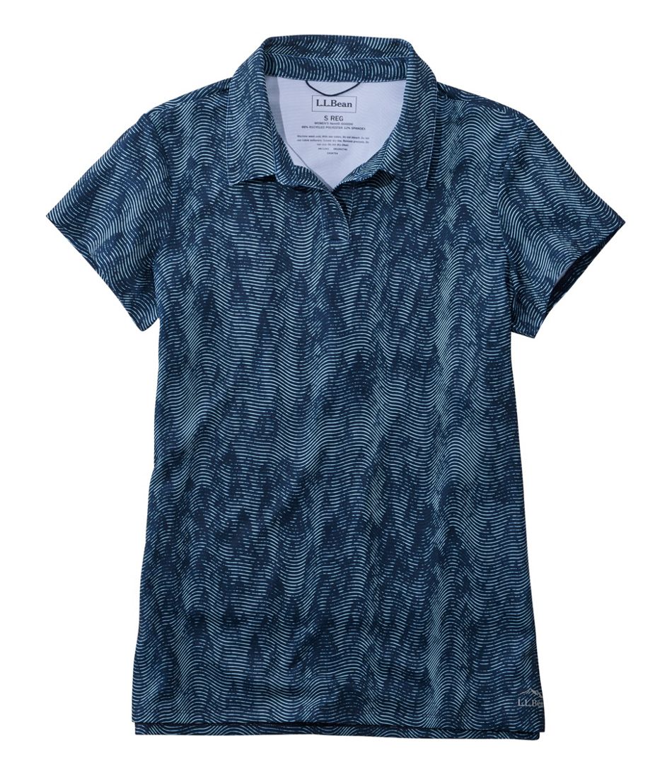 L.L.Bean Online | Women's Access Polo, Short-Sleeve Print