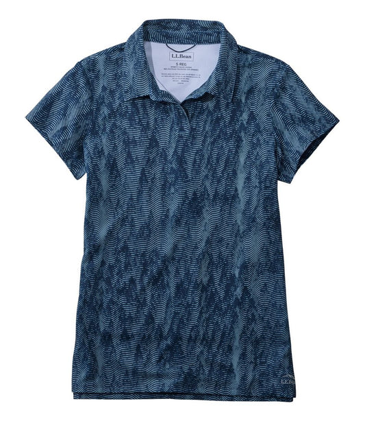 L.L.Bean Online | Women's Access Polo, Short-Sleeve Print