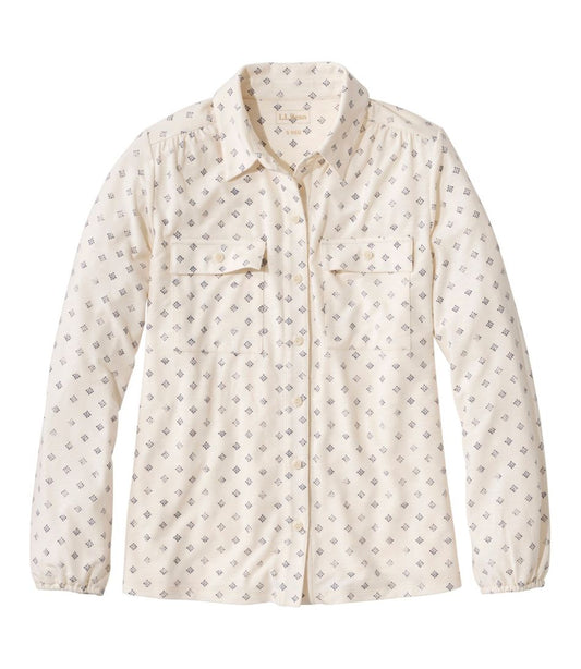 L.L.Bean Outlet | Women's Camden Hills Button Front Shirt, Print