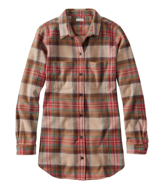 L.L.Bean Sale | Women's Scotch Plaid Flannel Shirt, Tunic