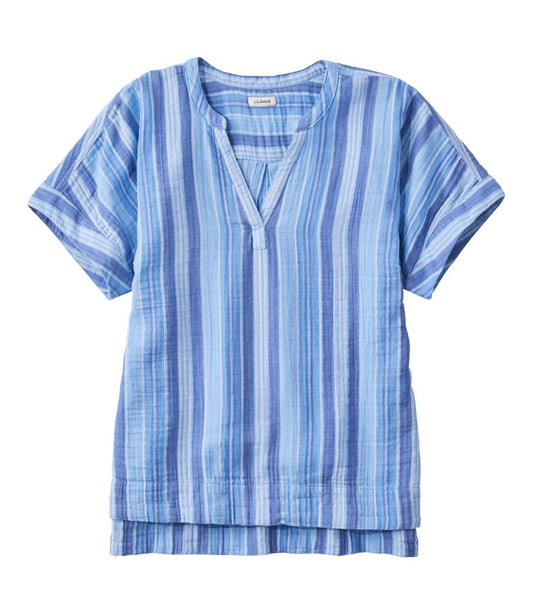 L.L.Bean New | Women's Cloud Gauze Shirt, Short-Sleeve