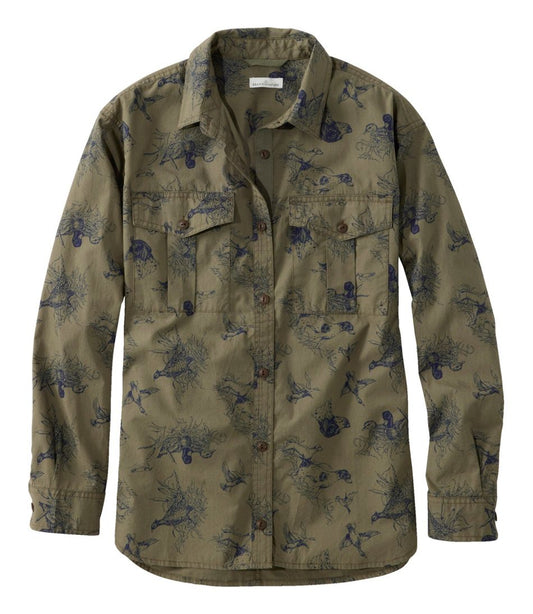 L.L.Bean Sale | Women's Signature Soft Poplin Shirt, Novelty