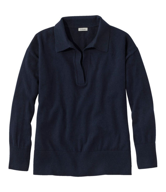 L.L.Bean Sale | Women's Cotton/Cashmere Sweater, Polo