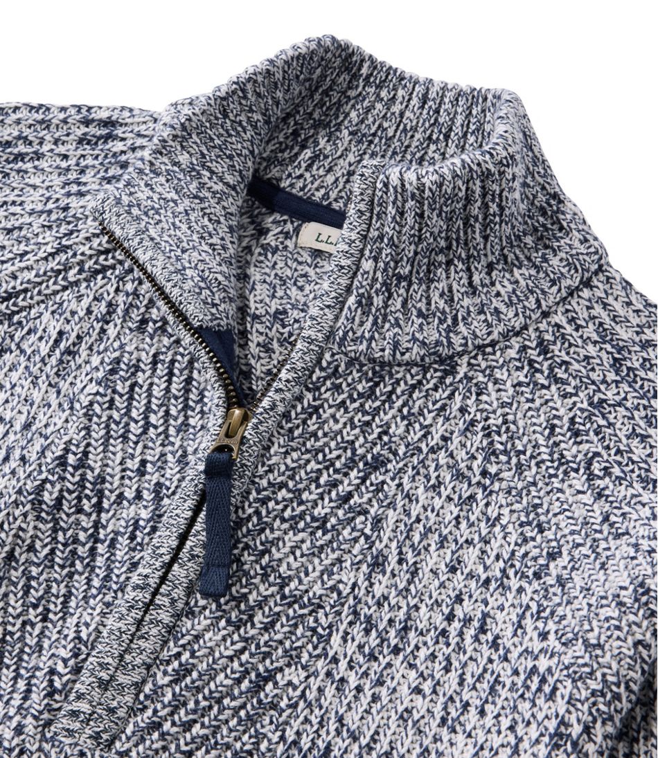 L.L.Bean Online | Women's Mariner Shaker Sweater, Quarter-Zip