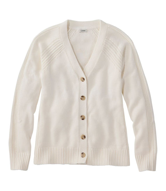 L.L.Bean Discount | Women's Mariner Shaker Sweater, V-Neck Cardigan