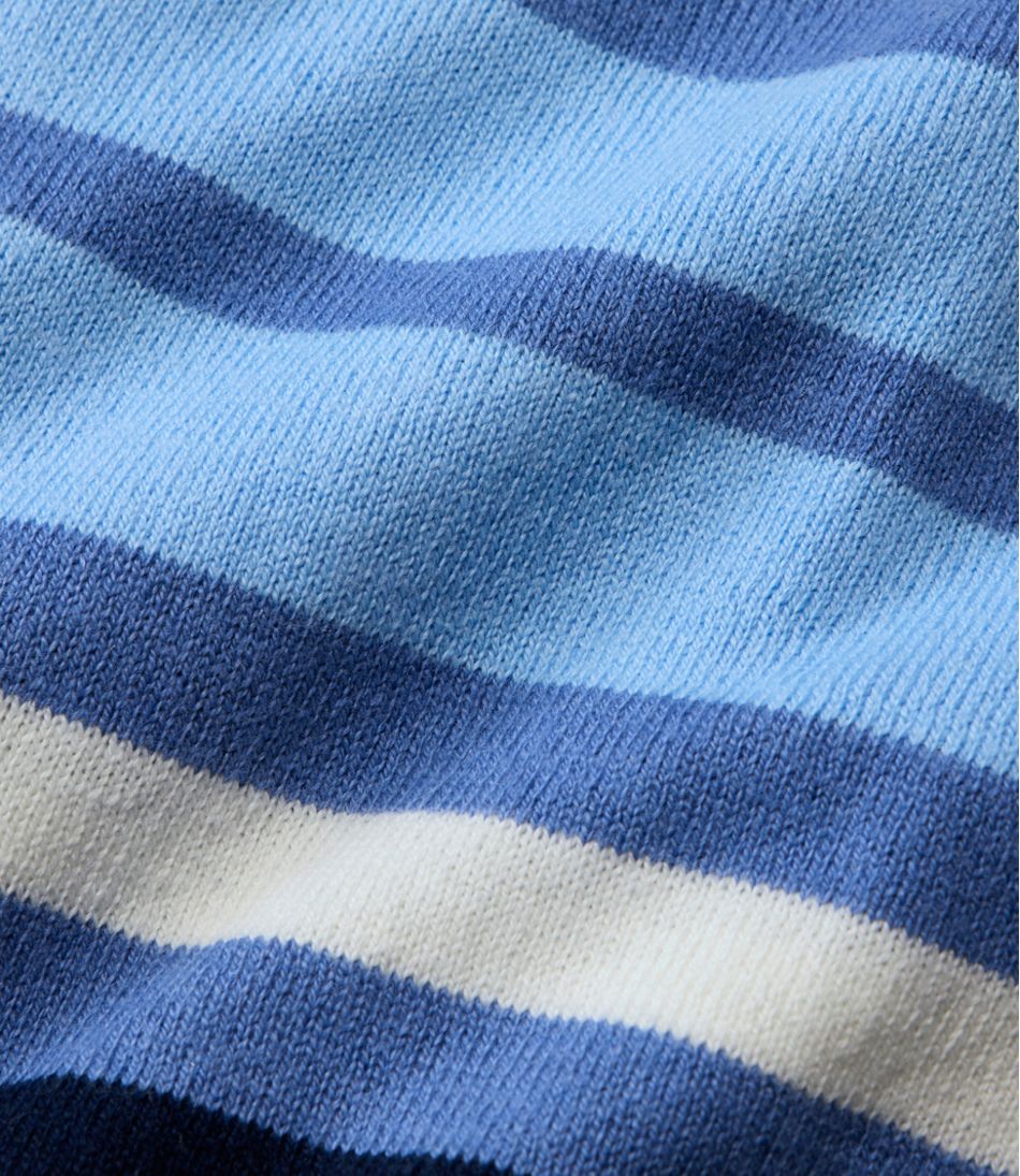 L.L.Bean Outlet | Women's Cotton/Cashmere Sweater, Polo Stripe