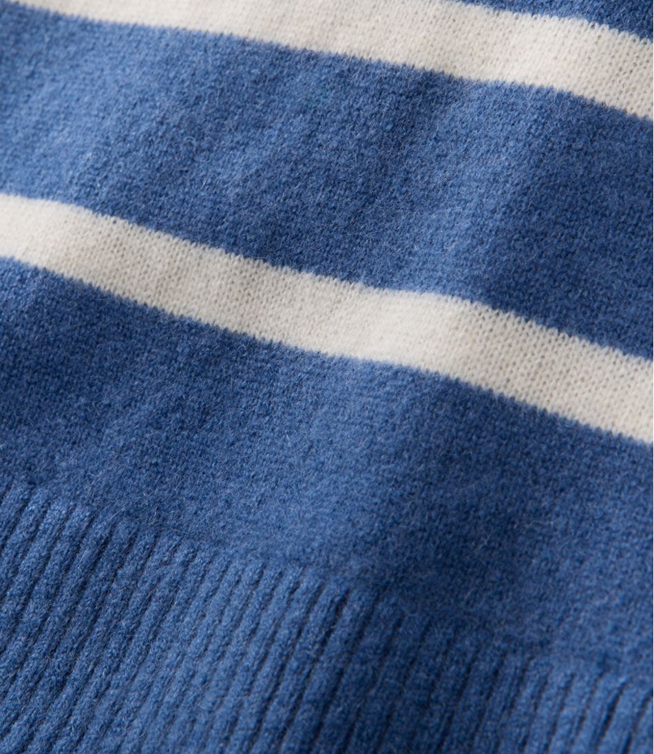 L.L.Bean US | Women's Classic Cashmere Sweater, Crewneck Stripe