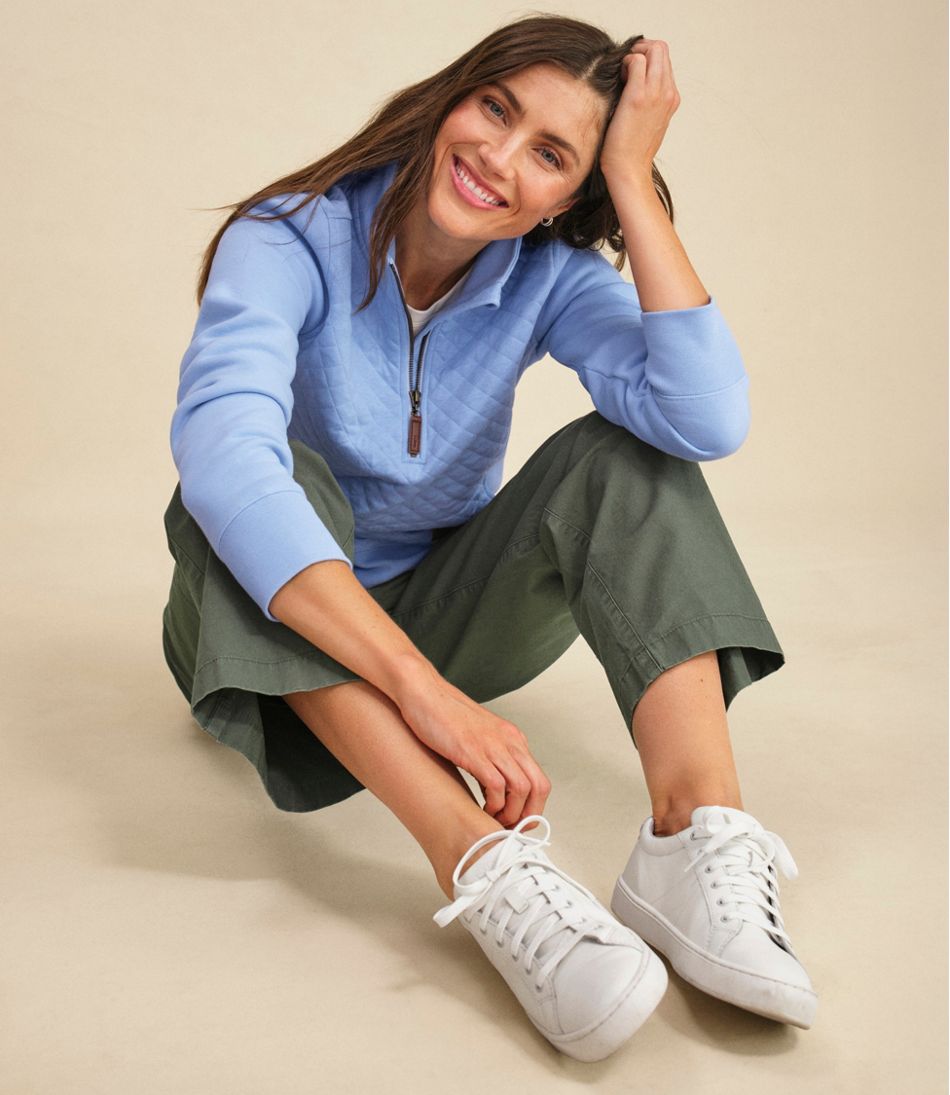 L.L.Bean Online | Women's Quilted Quarter-Zip Pullover