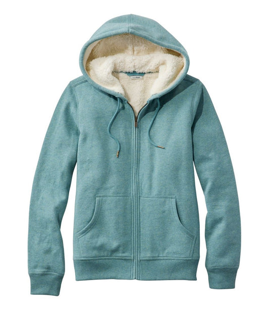 L.L.Bean Outlet | Women's 1912 Sweatshirt, Sherpa-Lined Hoodie