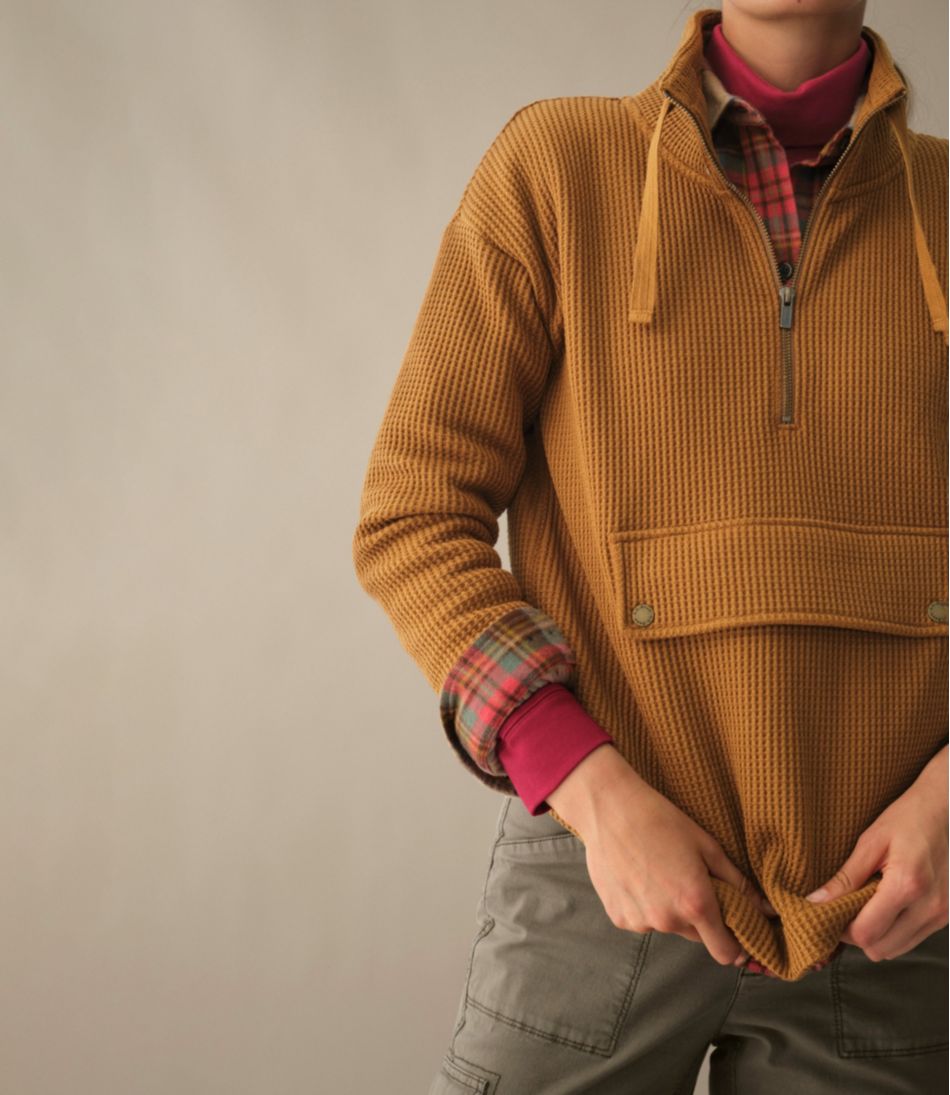 L.L.Bean Outlet | Women's Birchwood Brushed Waffle Anorak