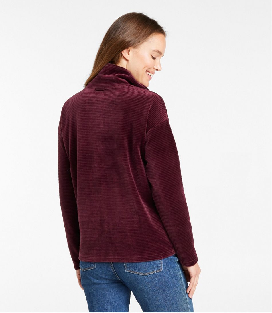 L.L.Bean For Sale | Women's Soft Stretch Corduroy Pullover, Half-Zip