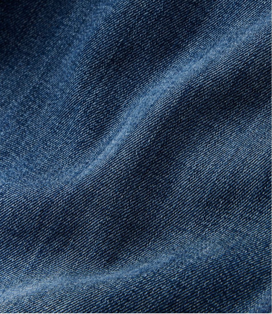 L.L.Bean Online | Women's BeanFlex® Jeans, Mid-Rise Straight-Leg
