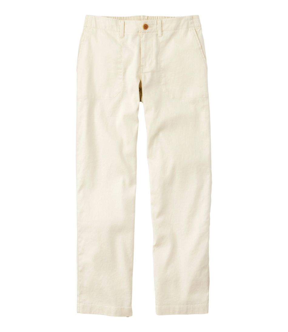 L.L.Bean For Sale | Women's Comfort Stretch Cotton/Linen Pants, High-Rise Ankle