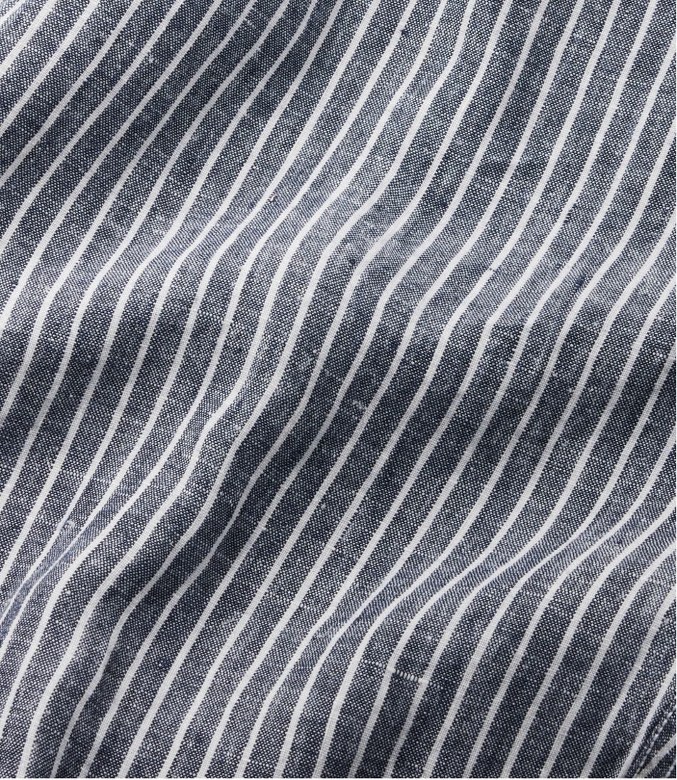 L.L.Bean Discount | Women's Premium Washable Linen Pull-On Pants, Stripe