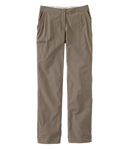L.L.Bean Online | Women's Water-Repellent Comfort Trail Pants, Mid-Rise Straight-Leg
