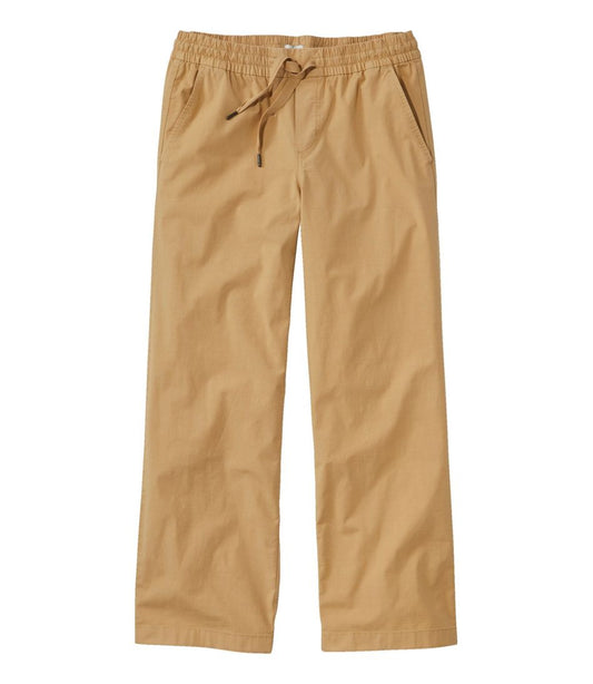 L.L.Bean US | Women's Stretch Ripstop Pull-On Pants, Wide-Leg Ankle
