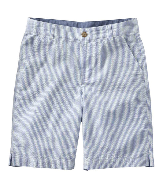 L.L.Bean US | Women's Comfort Stretch Shorts, Seersucker Bermudas 9"