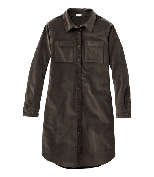 L.L.Bean Sale | Women's Heritage Corduroy Shirt Dress