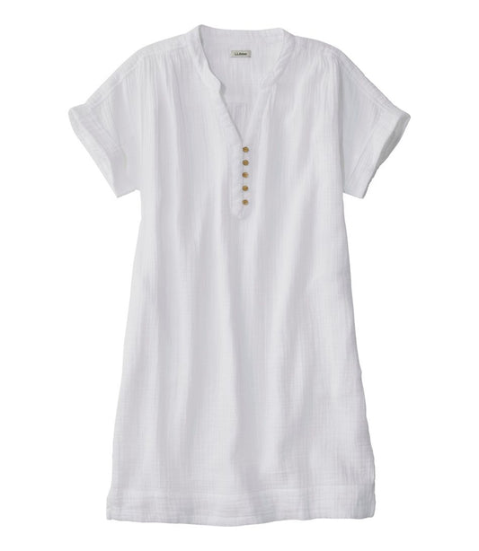 L.L.Bean On Sale | Women's Cloud Gauze Short-Sleeve Shift Dress
