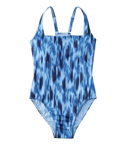 L.L.Bean US | Women's New Currents Swimwear, Squareneck Tanksuit Print