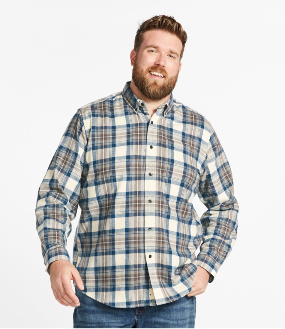 L.L.Bean On Sale | Men's Scotch Plaid Flannel Shirt, Traditional Fit