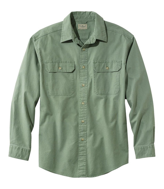 L.L.Bean US | Men's Sunwashed Canvas Shirt, Traditional Fit