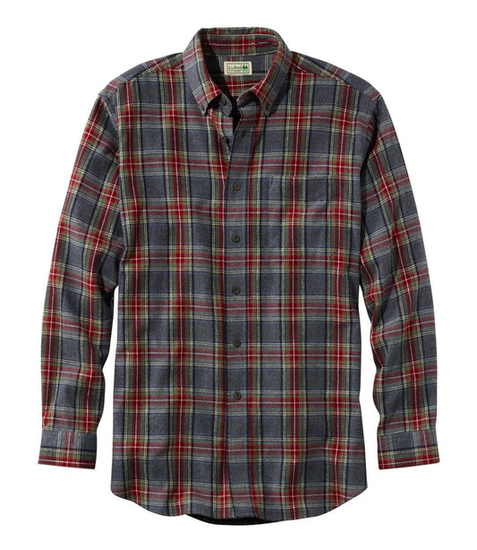 L.L.Bean Online | Men's Scotch Plaid Flannel Shirt, Slim Fit