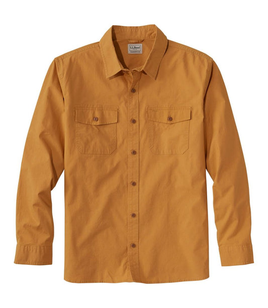 L.L.Bean Outlet | Men's Riverton Ripstop Shirt, Long-Sleeve, Traditional Untucked Fit