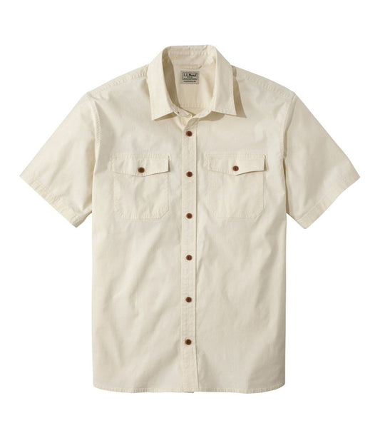 L.L.Bean Sale | Men's Riverton Ripstop Shirt, Short-Sleeve, Traditional Untucked Fit