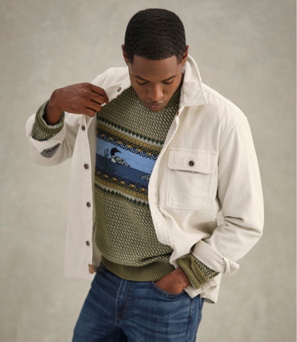 L.L.Bean On Sale | Men's Rangeley Corduroy Shirt, Slightly Fitted