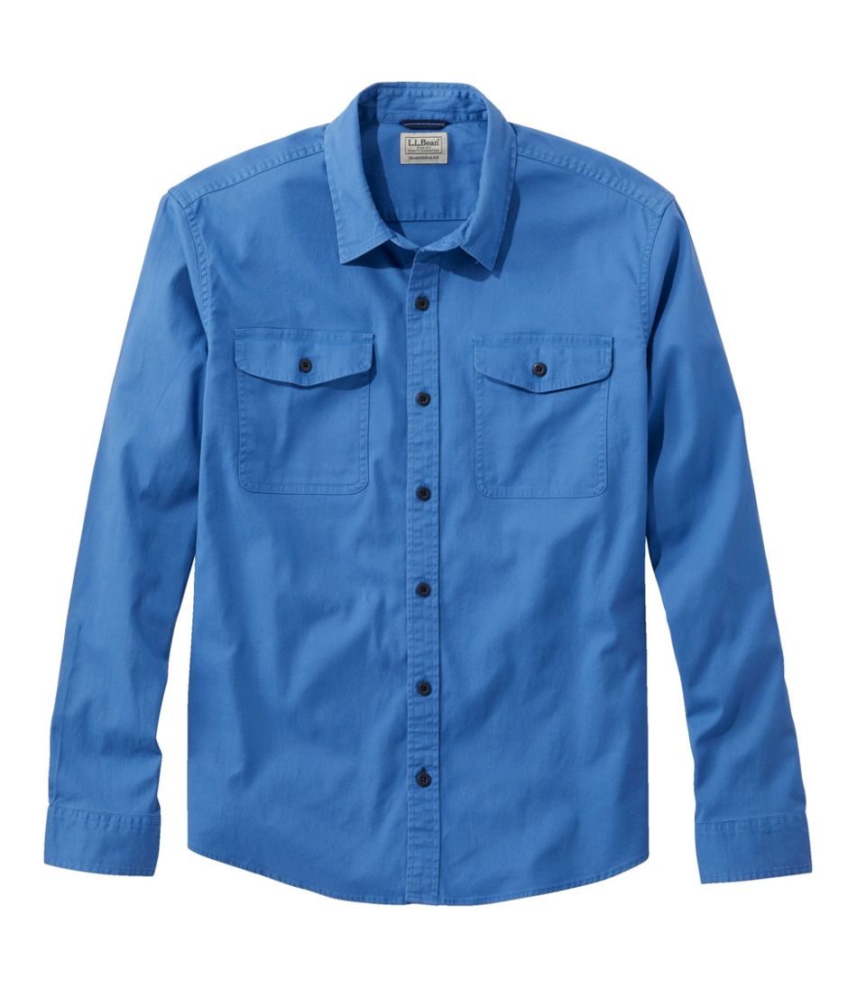 L.L.Bean For Sale | Men's Lakewashed Twill Shirt, Traditional Untucked Fit